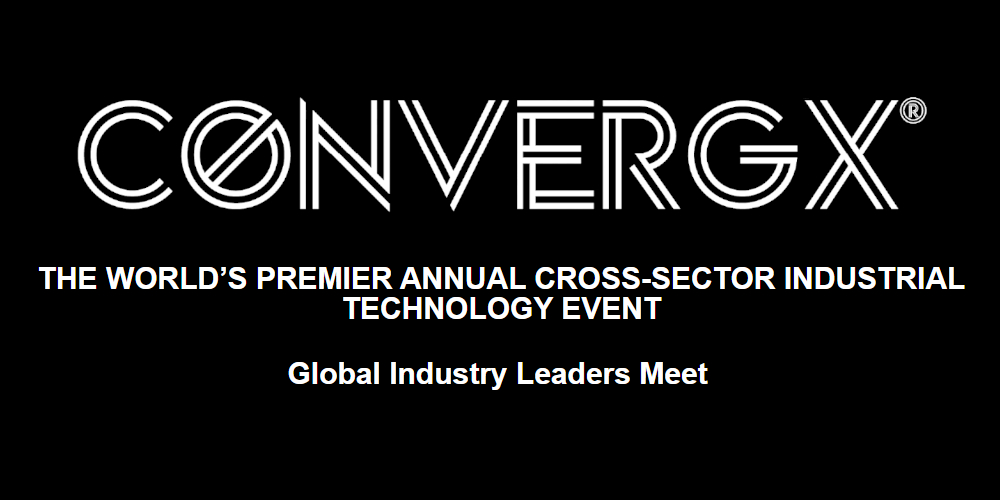 ConvergX cross-sector industrial technology event logo on black