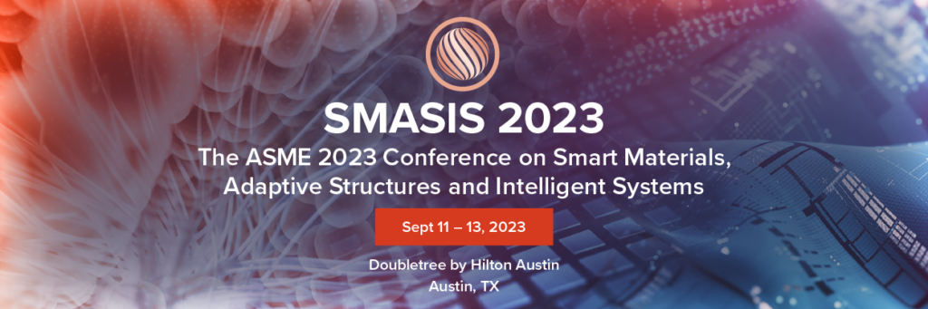 SMASIS 2023 ASME conference email banner