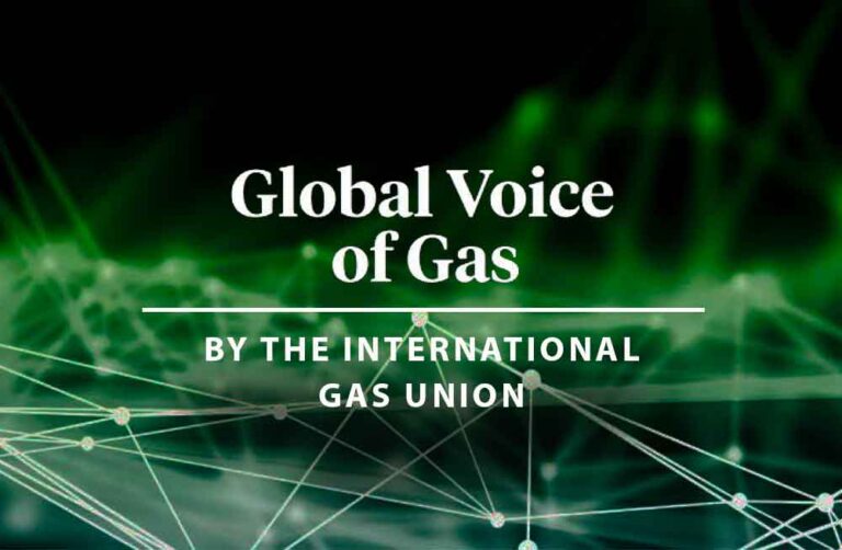Global Voice of Gas by the International Gas Union header graphic