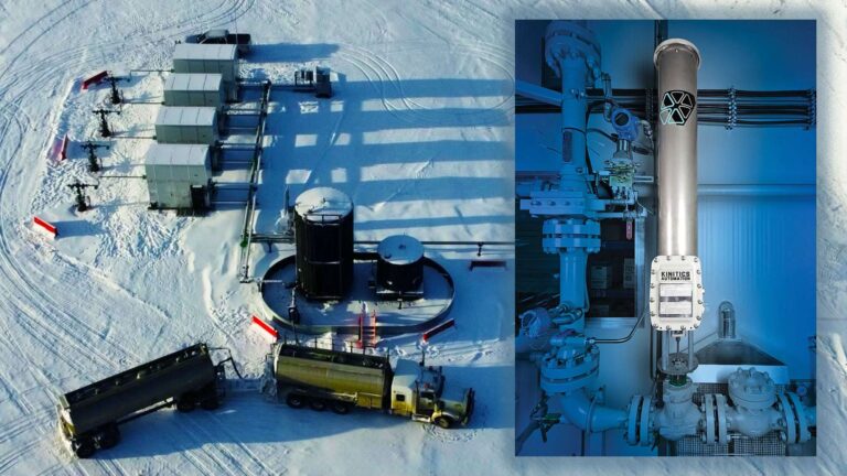 KVA38 actuators installed at Tourmaline site with map overlay graphic