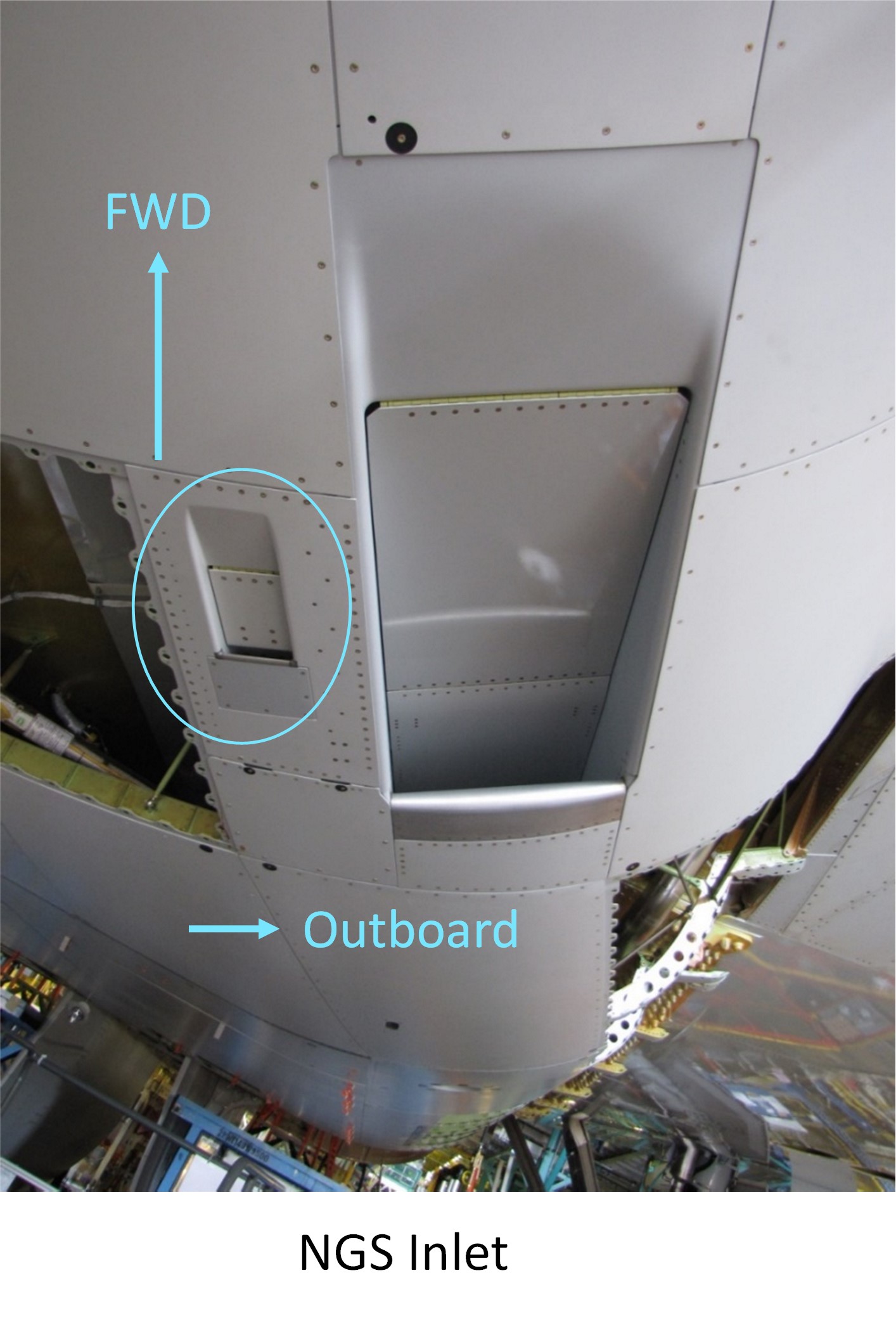 Boeing 777-200 nitrogen generation system inlet diagram, figure 1